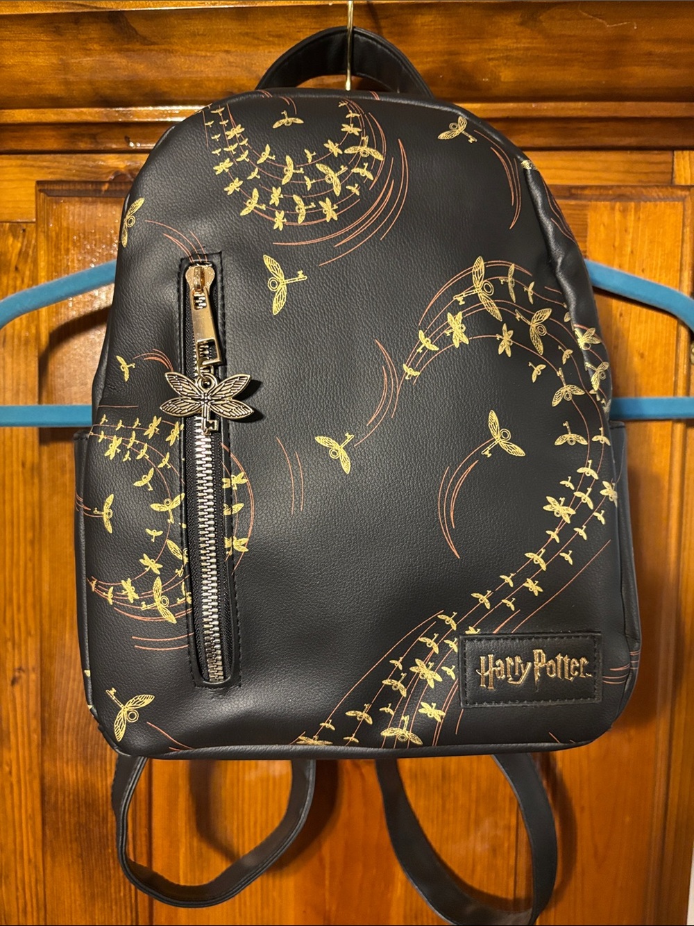 Warner Bros. Black & Gold Golden Snitch Mini Backpack